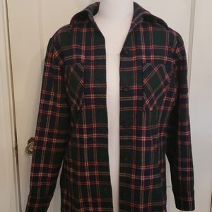Vintage Pendleton wool shirt jacket plaid